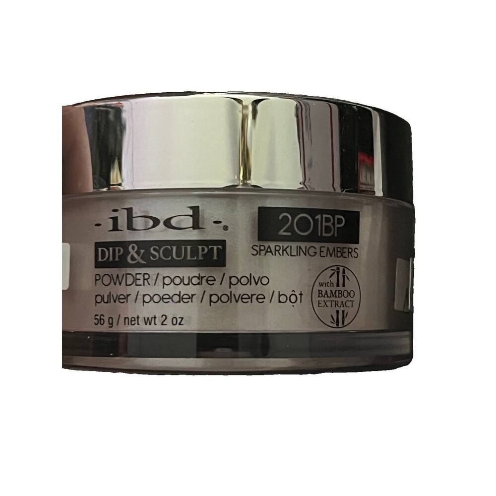 ibd Dip & Sculpt Dip Powder 20 IBP Sparkling Embers Beige Sparkling 2 oz